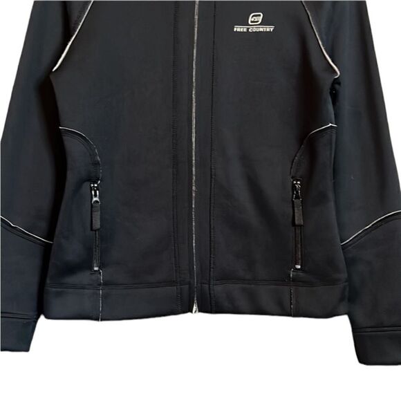 3 for $30! Free Country black zip up jacket - Picture 6 of 10